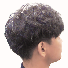 高槻市 | ビーム・ヘアサロン（理容・床屋・散髪） | エアリーパーマ／ショートマッシュ｜大阪府・大阪市・吹田市・豊中市・箕面市・茨木市・枚方市・大山崎町・島本町｜エアリーカール・メンズ