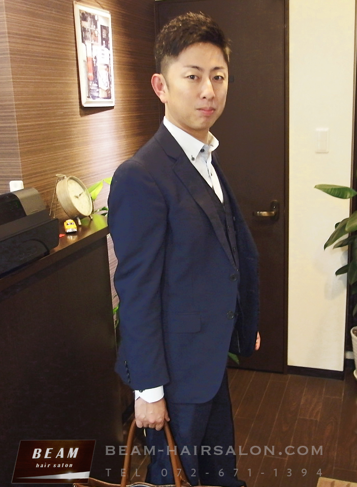 高槻市 | ビーム・ヘアサロン（理容・床屋・散髪）  | 大阪府・大阪市・吹田市・豊中市・箕面市・茨木市・枚方市｜新感覚ビジネスヘア・サイドパート・ベリーショート／新感覚ビジネスヘアとスーツ姿