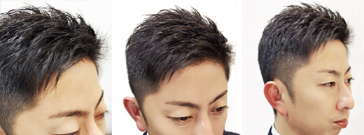 高槻市 | ビーム・ヘアサロン（理容・床屋・散髪）  | 大阪府・大阪市・吹田市・豊中市・箕面市・茨木市・枚方市｜新感覚ビジネスヘア・サイドパート・ベリーショート／新感覚ビジネスヘアの右サイド