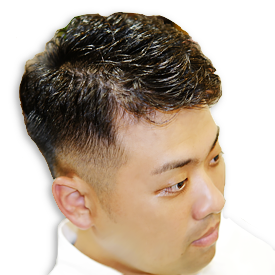 高槻市 | ビーム・ヘアサロン（理容・床屋・散髪） | エアリーパーマ／ショートマッシュ｜大阪府・大阪市・吹田市・豊中市・箕面市・茨木市・枚方市・大山崎町・島本町｜アイロンパーマ ・メンズ